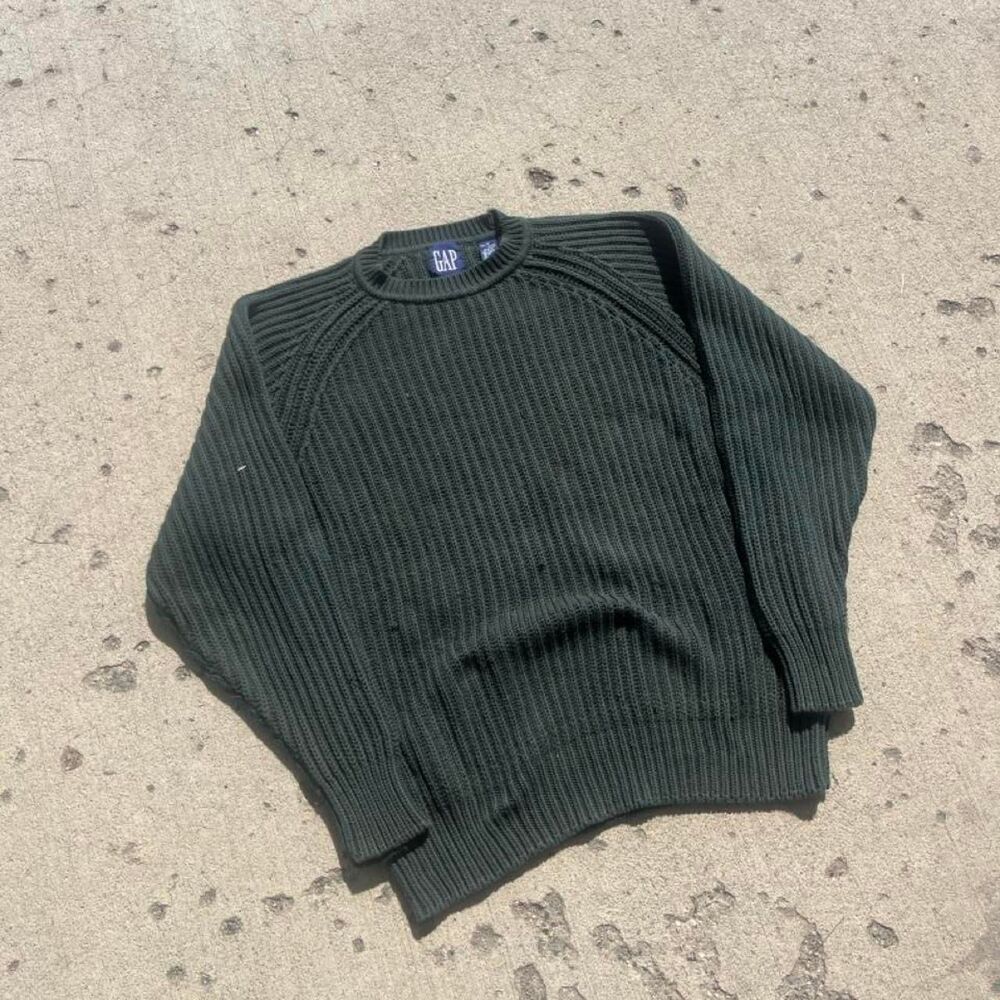 Vintage 90s Gap Knit Heavyweight Old Money Y2K Sweater